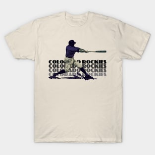 Retro Colorado Rockies Slugger T-Shirt